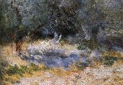 Pierre-Auguste Renoir Detail of Cliff Germany oil painting artist